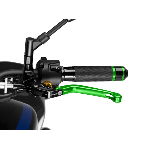 Puig Folding V3 Clutch (Green Lever With Blue Selector) Gold